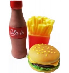 Набор ланч (три предмета), Игрушка из ПВХ пластизоля