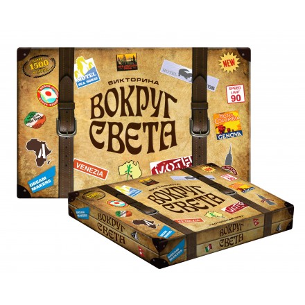 Детская настольная игра "Вокруг света"