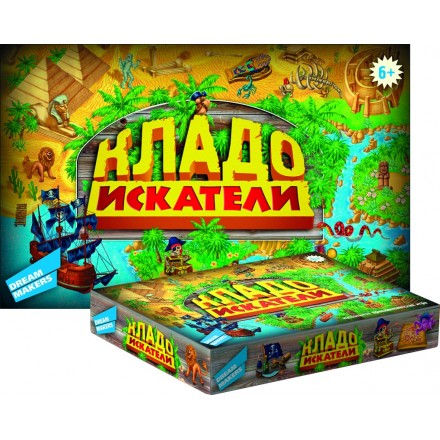 Детская настольная игра "Кладоискатели"