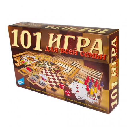 Игра детская настольная "101 игра. New"