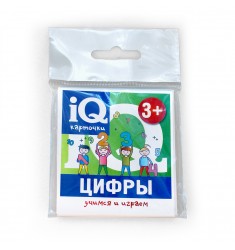 Игра детская настольная "IQ карточки Цифры"