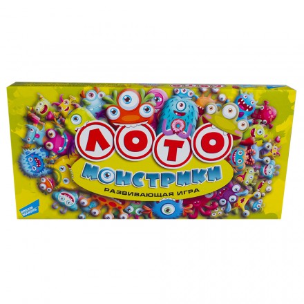 Игра детская настольная "Лото Монстрики"