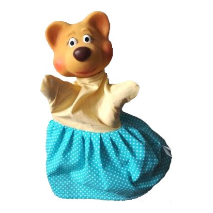 Кукла Бибабо Медведица, Игрушка из ПВХ