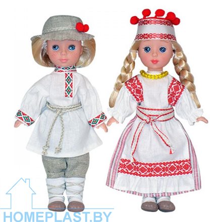 Куклы "Беларусы Ясь и Янина" (в индивидуальной упаковке)