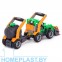 «ГрипТрак», трактор-погрузчик с цистерной (в коробке)
