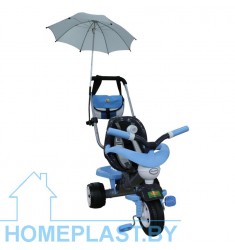 Велосипед 3-х колёсный &laquo;Амиго №3&raquo; с ограждением, клаксоном, ручкой, ремешком, мягким сиденьем, сумкой и зонтиком