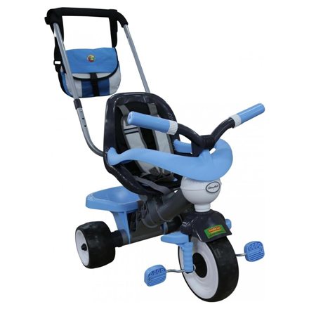 Велосипед 3-х колёсный «Амиго №2» с ограждением, ручкой, ремешком, мягким сиденьем и сумкой