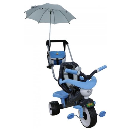 Велосипед 3-х колёсный «Амиго №2» с ограждением, клаксоном, ручкой, ремешком, мягким сиденьем, сумкой и зонтиком