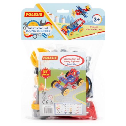 Конструктор «Изобретатель» - «Квадроцикл №1» (87 элементов) (в пакете)