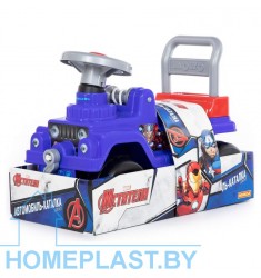 Автомобиль-каталка джип Marvel «Мстители» (в лотке)