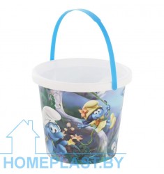 Ведро с наклейкой "Смурфики: Затерянная деревня-1"