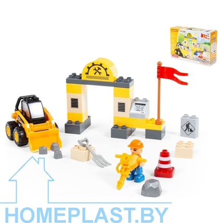 Конструктор «Макси» - «Строительная фирма» (36 элементов) (в коробке)