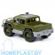 Автомобиль-пикап военный «Защитник» (РБ) (в коробке)
