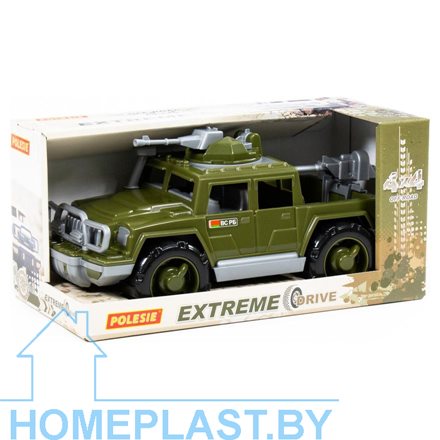 Автомобиль-пикап военный «Защитник» с 2-мя пулемётами (РБ) (в коробке)