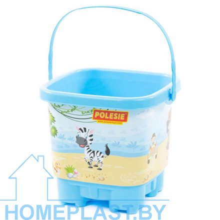 Ведро-замок большое с наклейкой