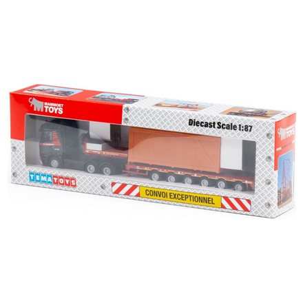MAMMOET TOYS Тягач SCANIA Streamline Highline 6x4 + semi low loader 6 axle